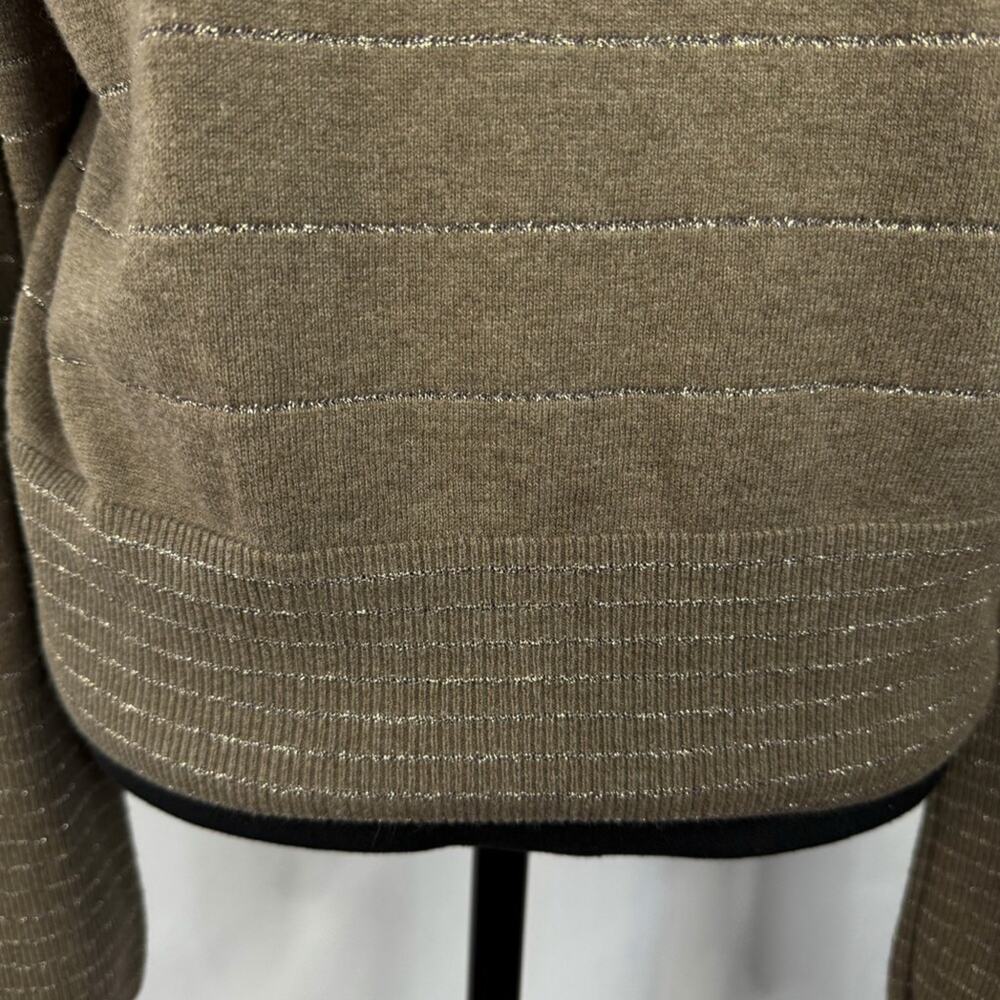 American Eagle Women’s Tan XL Cardigan Neutral Minimalist Academia Grannycore - Picture 5 of 8
